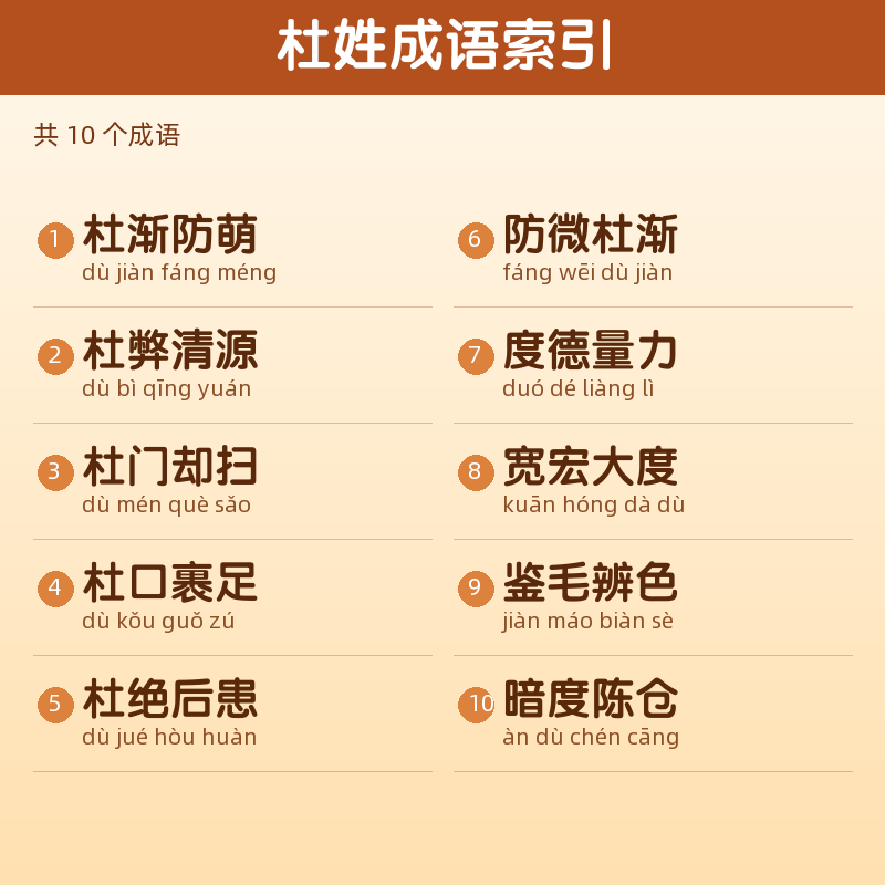 【杜】姓氏头像百家姓专属设计共170张高清出图可定制可改字 目录预览