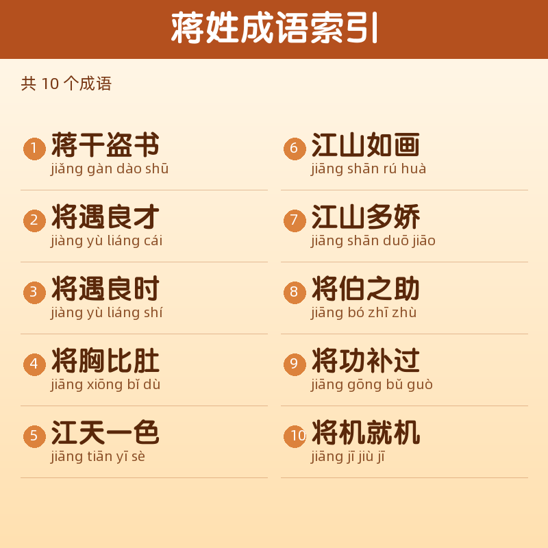 【蒋】姓氏头像百家姓专属设计共164张高清出图可定制可改字 目录预览