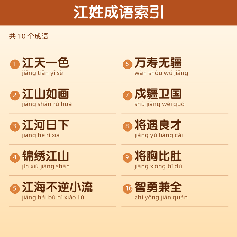 【江】姓氏头像百家姓专属设计共174张高清出图可定制可改字 目录预览