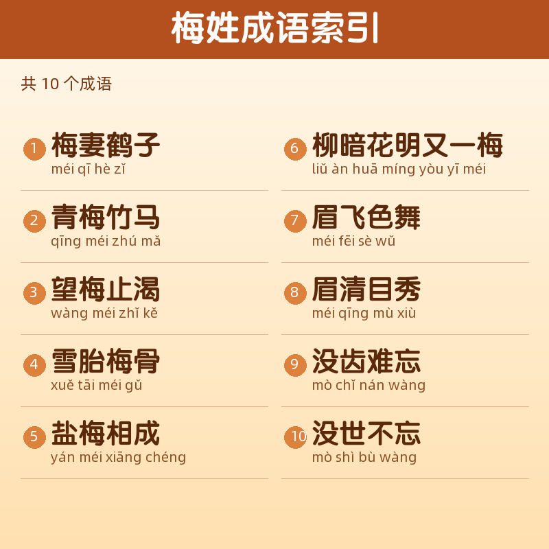 【梅】姓氏头像百家姓专属设计共156张高清出图可定制可改字 目录预览