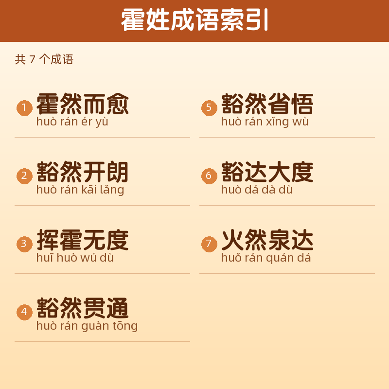 【霍】姓氏头像百家姓专属设计共170张高清出图可定制可改字 目录预览