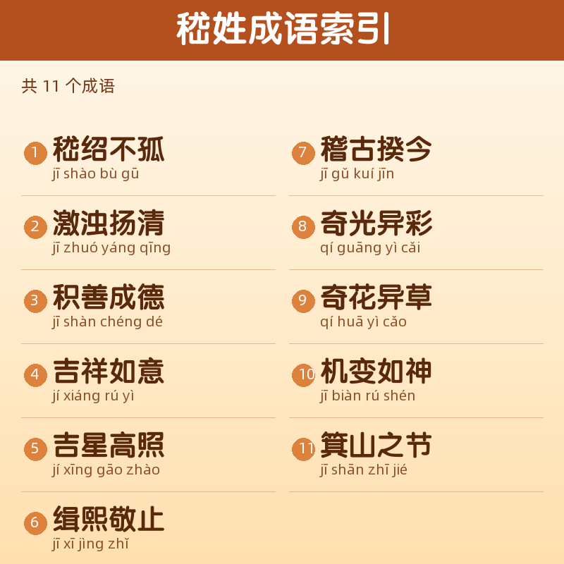【嵇】姓氏头像百家姓专属设计共170张高清出图可定制可改字 目录预览