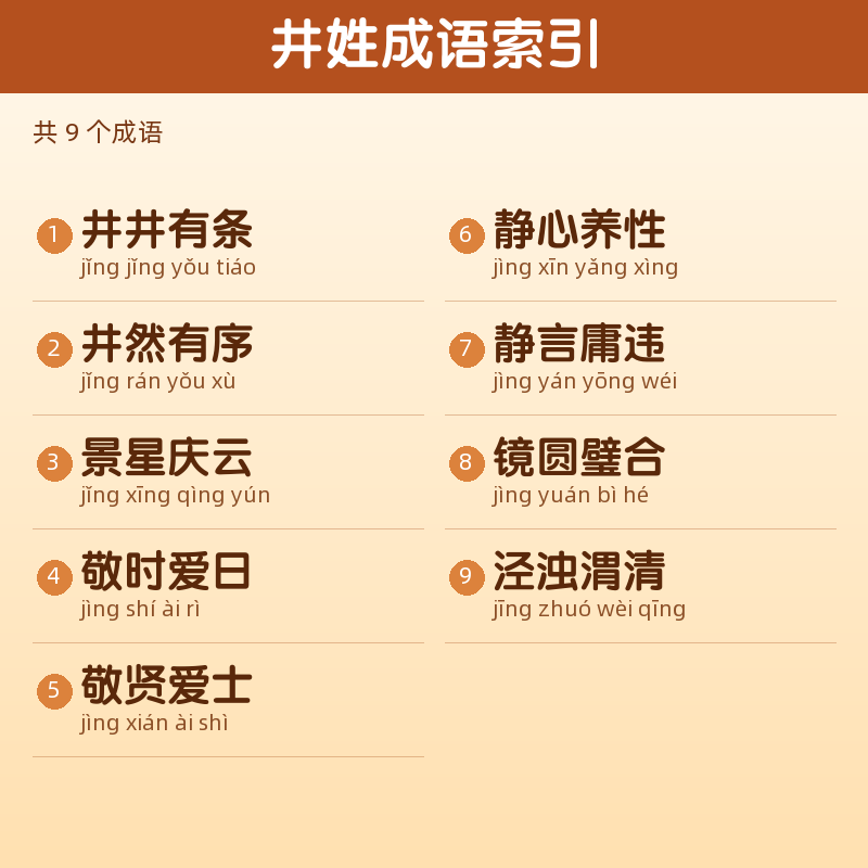 【井】姓氏头像百家姓专属设计共158张高清出图可定制可改字 目录预览