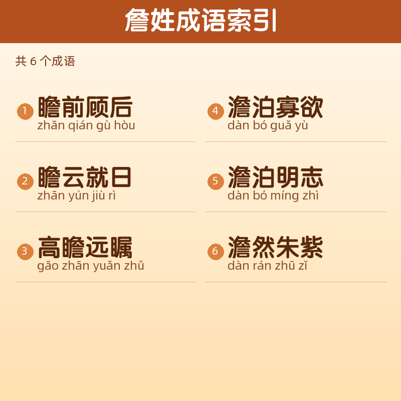 【詹】姓氏头像百家姓专属设计共157张高清出图可定制可改字 目录预览