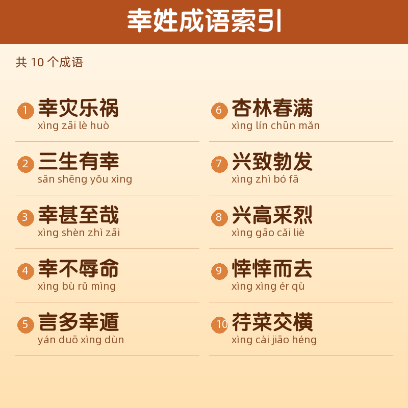 【幸】姓氏头像百家姓专属设计共164张高清出图可定制可改字 目录预览