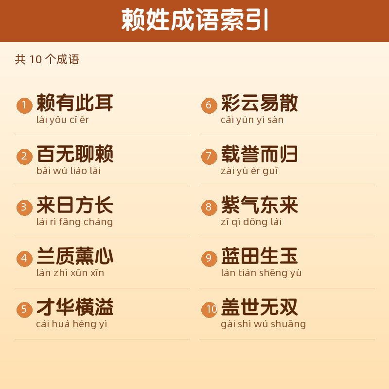 【赖】姓氏头像百家姓专属设计共154张高清出图可定制可改字 目录预览
