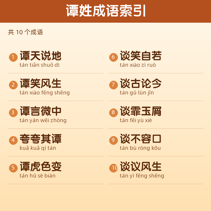 【谭】姓氏头像百家姓专属设计共162张高清出图可定制可改字 目录预览