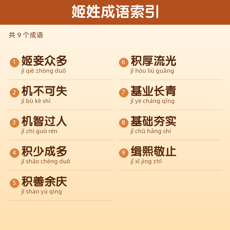 【姬】姓氏头像百家姓专属设计共170张高清出图可定制可改字 目录预览