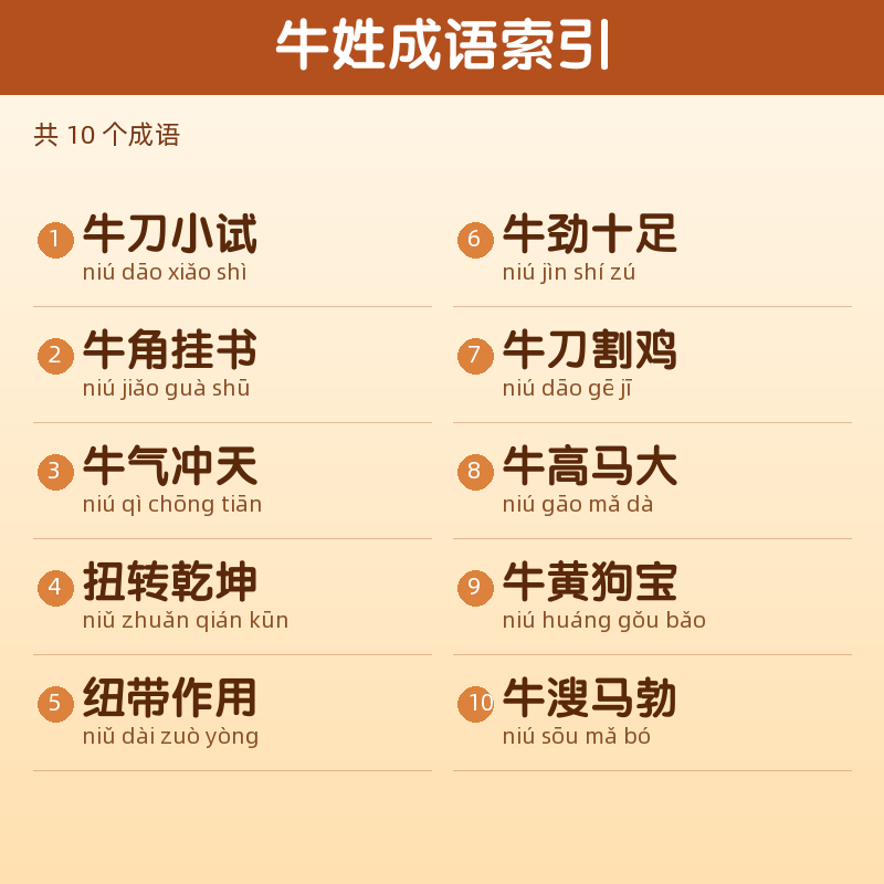 【牛】姓氏头像百家姓专属设计共164张高清出图可定制可改字 目录预览