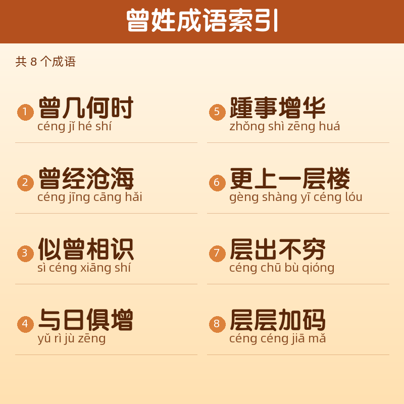 【曾】姓氏头像百家姓专属设计共166张高清出图可定制可改字 目录预览