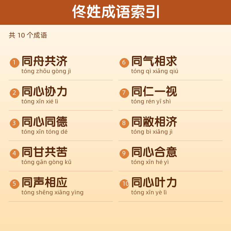 【佟】姓氏头像百家姓专属设计共50张高清出图可定制可改字 目录预览