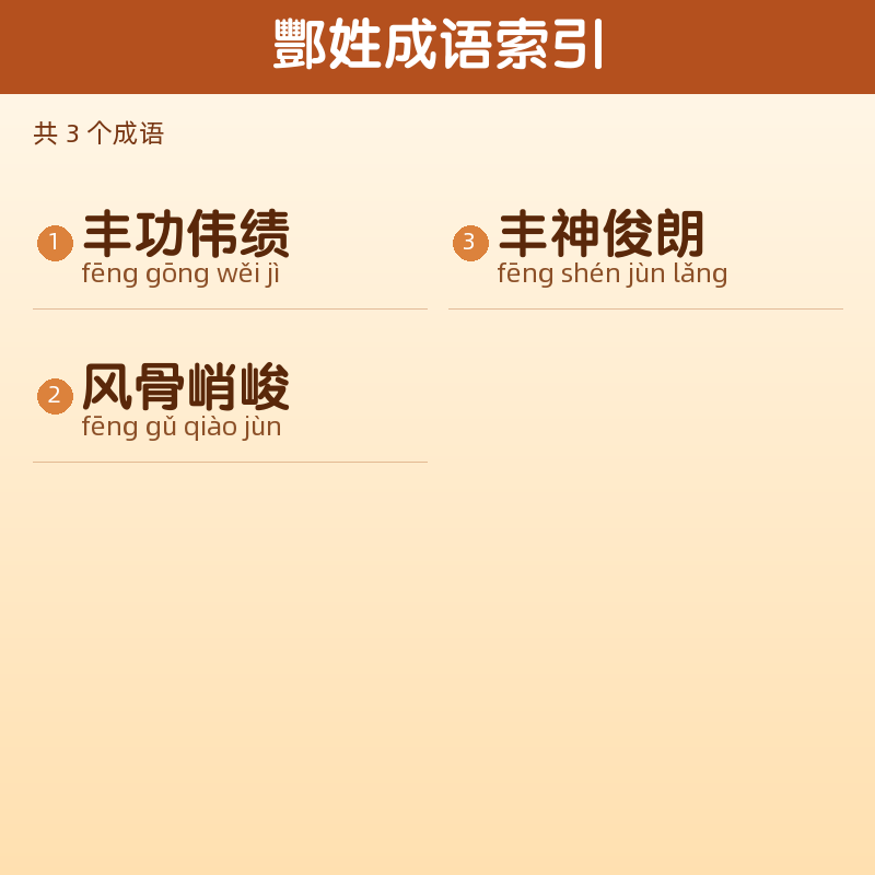 【酆】姓氏头像百家姓专属设计共152张高清出图可定制可改字 目录预览