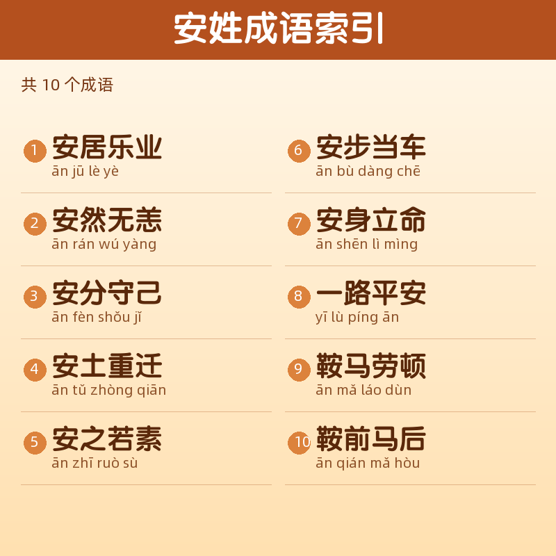 【安】姓氏头像百家姓专属设计共164张高清出图可定制可改字 目录预览