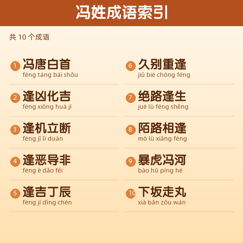 【冯】姓氏头像百家姓专属设计共168张高清出图可定制可改字 目录预览